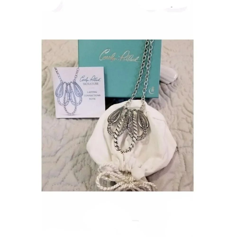 Carolyn Pollack Sterling Silver Statement Necklace